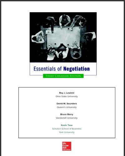 (IM)Essentials of Negotiation 3rd Canadian Edition.zip