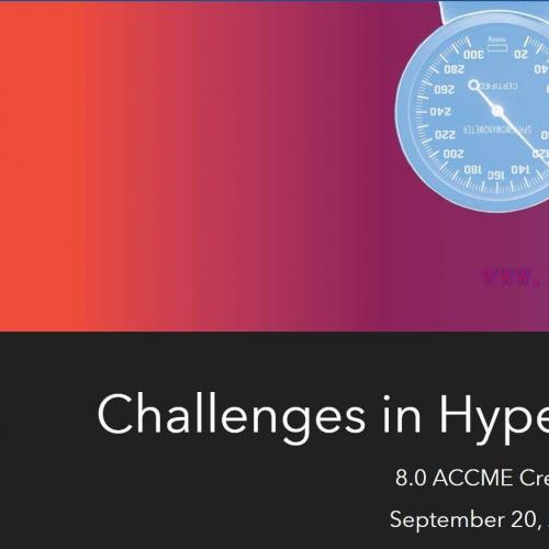 [AME]Challenges in Hypertension 2024, The 12th Annual (Videos)