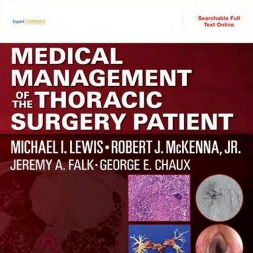 Medical Management of the Thoracic Surgery Patient - Wei Zhi
