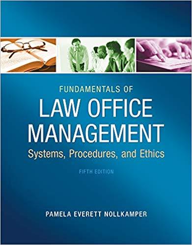 Fundamentals of Law Office Management, 5th Edition [ Pamela Everett-Nollkamper]
