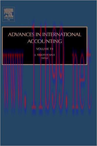(PDF)Advances in International Accounting (ISSN Book 19) 1st Edition