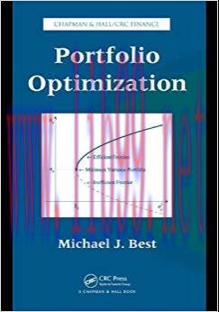 (PDF)Portfolio Optimization (Chapman & Hall/Crc Finance Series) 1st Edition