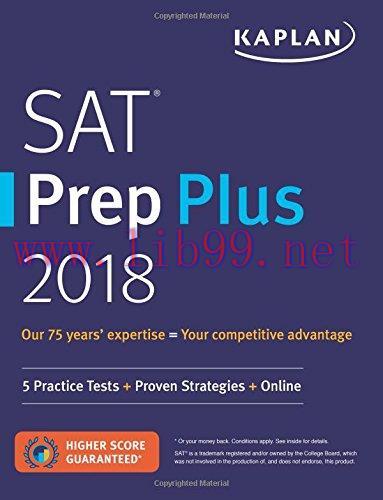 [FOX-Ebook]SAT Prep Plus 2018: 5 Practice Tests + Proven Strategies + Online