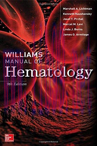 [AME]Williams Manual of Hematology, Ninth Edition (PDF)