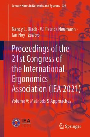 Proceedings of the 21st Congress of the International Ergonomics Association (IEA 2021)