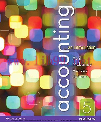 [FOX-Ebook]Accounting an introduction, 5th Edition