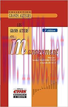 (PDF)Les Grands auteurs en management &ndash; 3&egrave;me &eacute;dition (French Edition) 3rd Edition