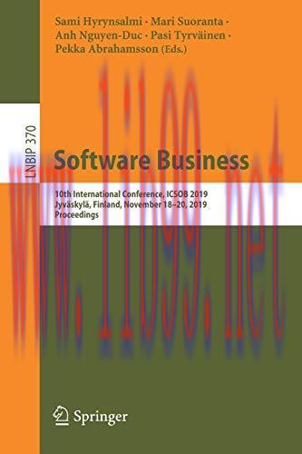 [FOX-Ebook]Software Business: 10th International Conference