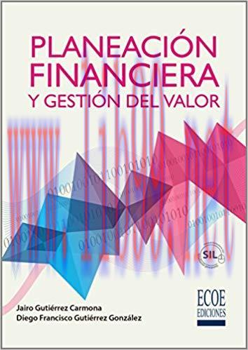 (PDF)Planeaci&oacute;n financiera y gesti&oacute;n del valor (Spanish Edition)
