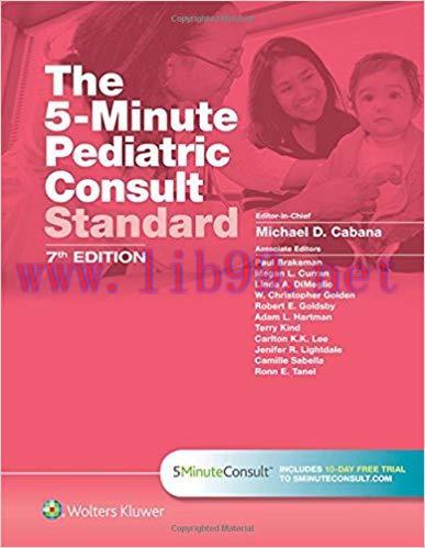 [CHM]The 5-Minute Pediatric Consult 2016 Standard 7th Edition