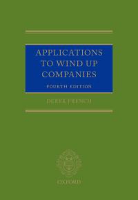 Applications to Wind up Companies 4th Edition