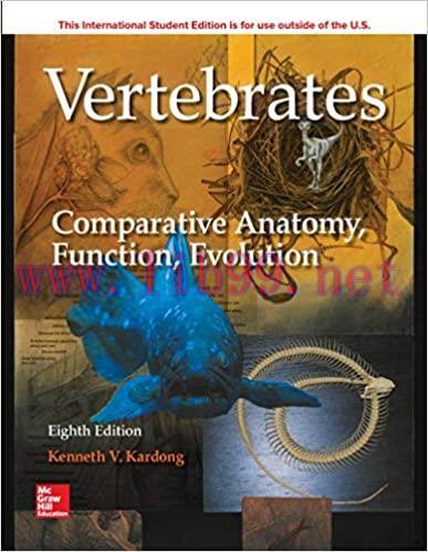 [PDF]Vertebrates: Comparative Anatomy, Function, Evolution, 7th Edition + 8th Edition PDF+Kindl...