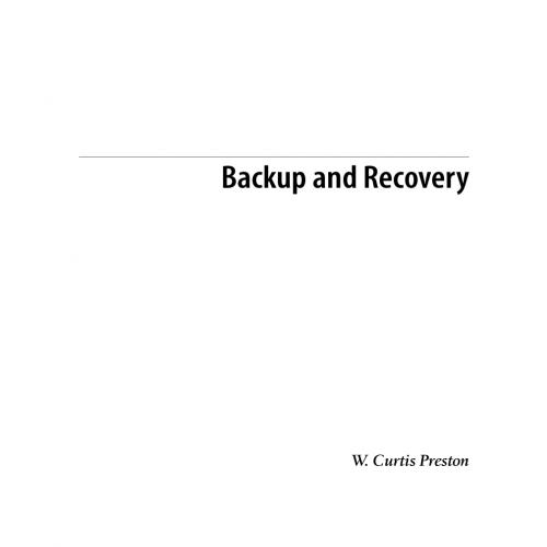 Backup - Recovery