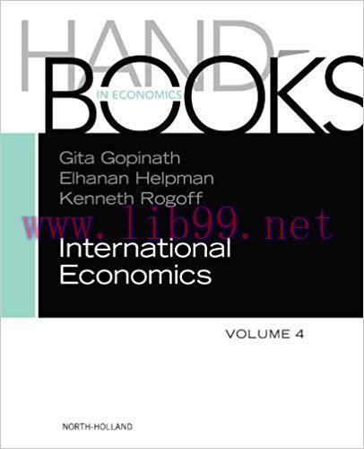 Handbook of International Economics 1st Edition,
