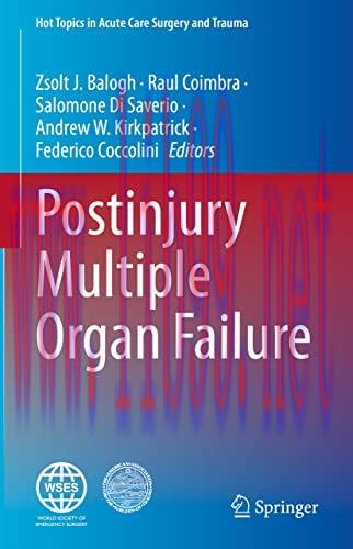 [AME]Postinjury Multiple Organ Failure (Hot Topics in Acute Care Surgery and Trauma) (Original ...