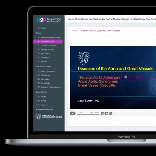 [AME]Mayo Clinic Online Cardiovascular Review Course for Cardiology Boards and Recertification ...