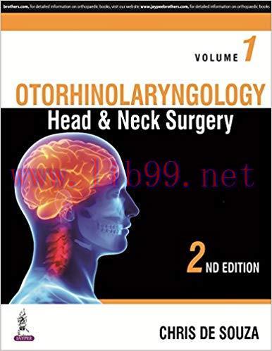 [PDF]Otorhinolaryngology: Head & Neck Surgery, 2 Volume Set 2nd Editon