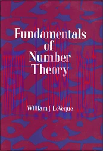 (PDF)Fundamentals of Number Theory (Dover Books on Mathematics)