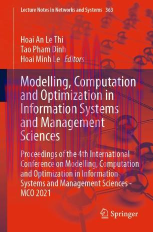 Modelling, Computation and Optimization in Information Systems and Management Sciences