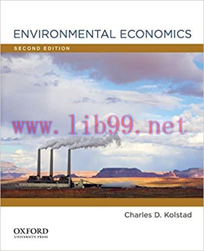 (PDF)Environmental Economics 2nd by Charles D. Kolstad