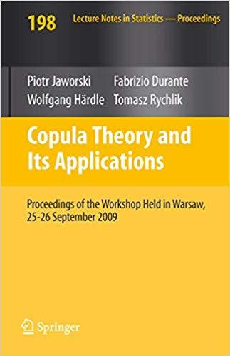 (PDF)Copula Theory and Its Applications Proceedings of the Workshop Held in Warsaw, 25-26 Septe...