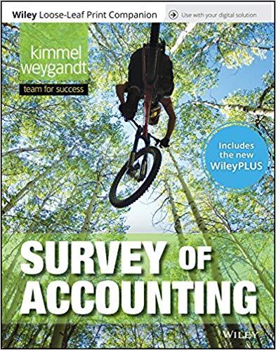 (Solution Manual)Survey of Accounting 1st Edition by Kimmel.zip