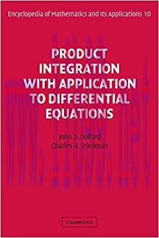 (PDF)Product Integration with Application to Differential Equations (Encyclopedia of Mathematic...