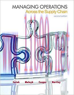 (PDF)EBook Online Access for Managing Operations Across The Supply Chain,2E,With Access Code Fo...
