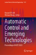 [PDF]Automatic Control and Emerging Technologies: Proceedings of ACET 2023
