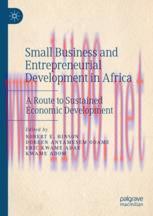[PDF]Small Business and Entrepreneurial Development in Africa: A Route to Sustained Economic De...