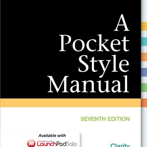 Pocket Style Manual 7th Edition by Diana Hacker, A