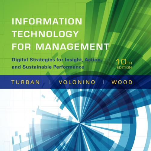 Information Technology for Management Digital Strategies 10th Edition