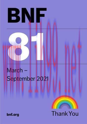 [AME]BNF 81 (British National Formulary) March 2021 (Original PDF)