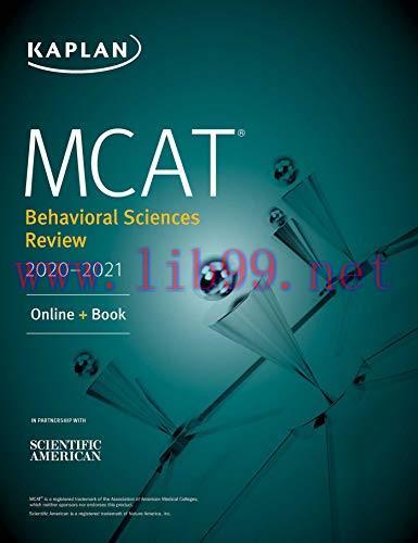 (PDF)MCAT Behavioral Sciences Review 2020-2021: Online + Book (Kaplan Test Prep)