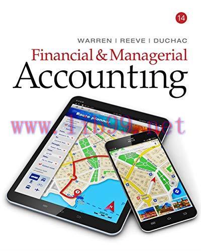 [FOX-Ebook]Financial & Managerial Accounting, 14th Edition