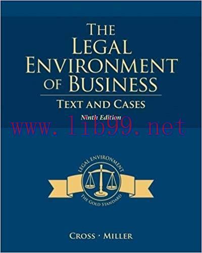 [PDF]The Legal Environment of Business – Text and Cases, 9th Edition