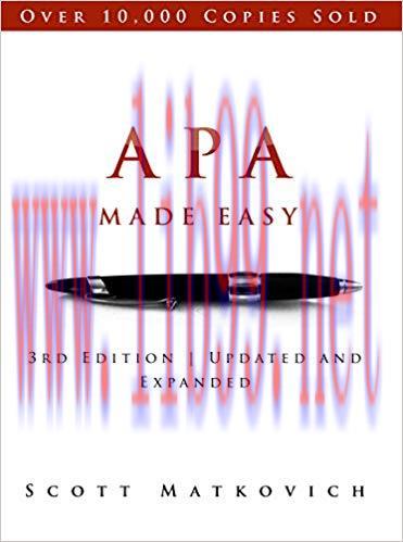 (PDF)APA Made Easy: Revised and Updated for the APA 6th Edition 3rd Edition