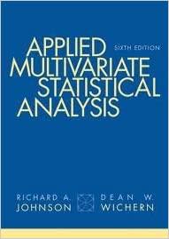 (PDF)Applied Multivariate Statistical Analysis 6th Edition by Richard A. Johnson