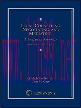 (PDF)Legal Counseling, Negotiating, and Mediating: A Practical Approach