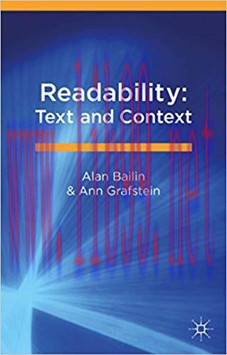 Readability: Text and Context 1st ed. 2016 Edition,