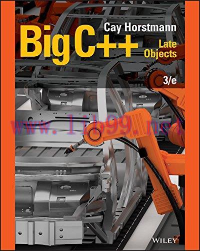 (PDF)Big C++: Late Objects, 3rd Edition