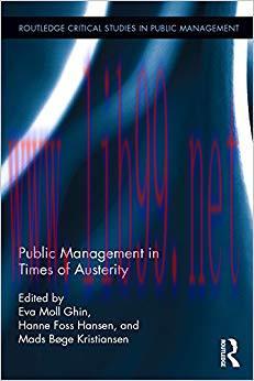 (PDF)Public Management in Times of Austerity (Routledge Critical Studies in Public Management) ...