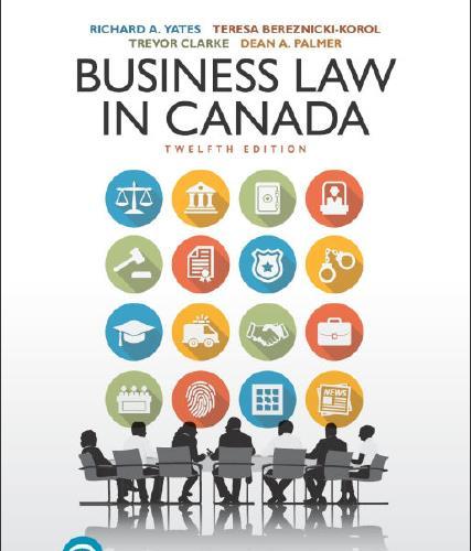 （TB）Business Law in Canada, 12th Canadian Edition.zip