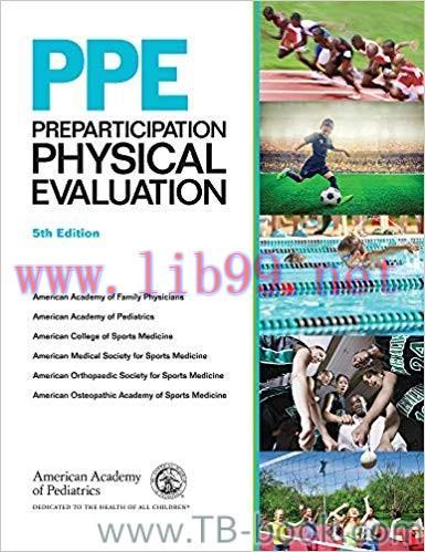 PPE: Preparticipation Physical Evaluation Fifth Edition by American Academy of Family Physician...