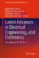 [PDF]Latest Advances in Electrical Engineering, and Electronics: Proceedings of the JIEE 2021