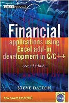 (PDF)Financial Applications using Excel Add-in Development in C/C++ 2nd Edition