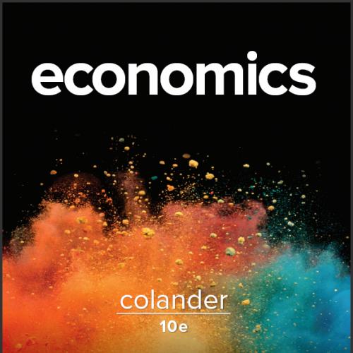 (Solutions Manual)Economics 10th Edition by David Colander.zip