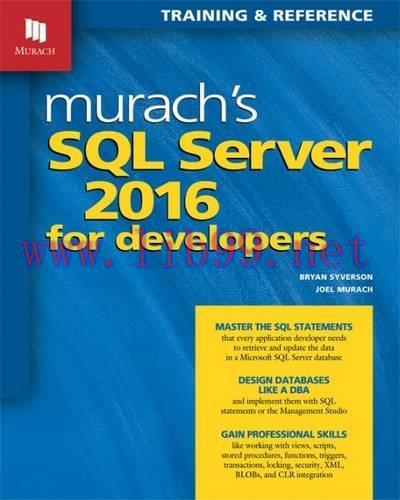 [FOX-Ebook]Murach's SQL Server 2016 for Developers