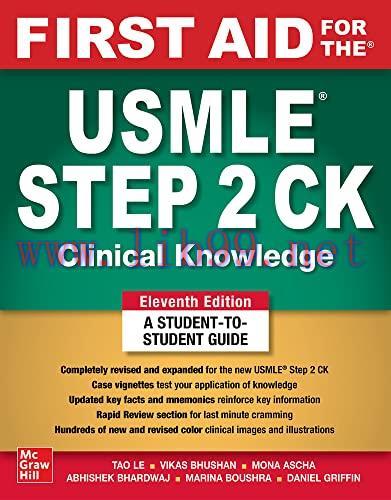 [AME]First Aid for the USMLE Step 2 CK, Eleventh Edition (Original PDF)