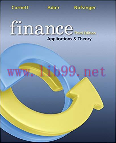 (PDF)eBook Online Access for Finance: Applications And Theory, 3E, With Access Code For Connect...